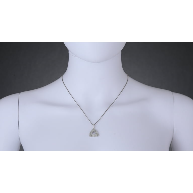 Cubic zirconia clearance necklace walmart