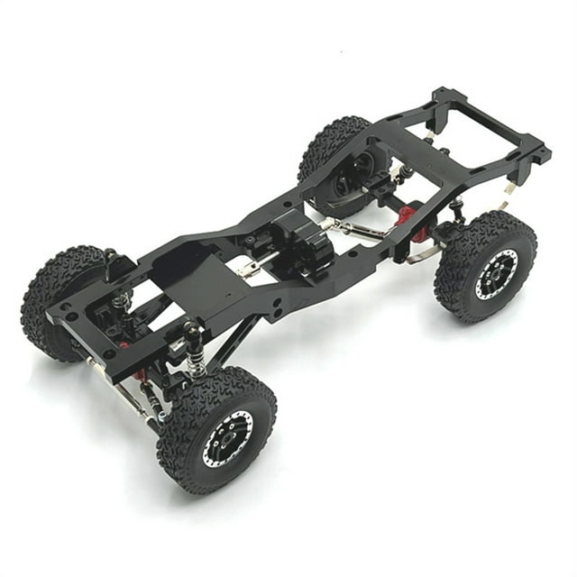 ZheElen Exquisite Appearance Chassis Upgrade For RC Car MN82 LC79 RC Metal RC Car Upgrade Parts Frame Style Black