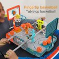 thumbnail image 3 of Neinkie Basketball Desktop Toy Parent-child Interaction Creative Plastic Table Game Fingertip Basketball for Living Room, 3 of 9