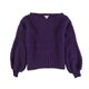 thumbnail image 1 of Suéter de Manga obispo Bar III para mujer morado mediano, 1 of 2