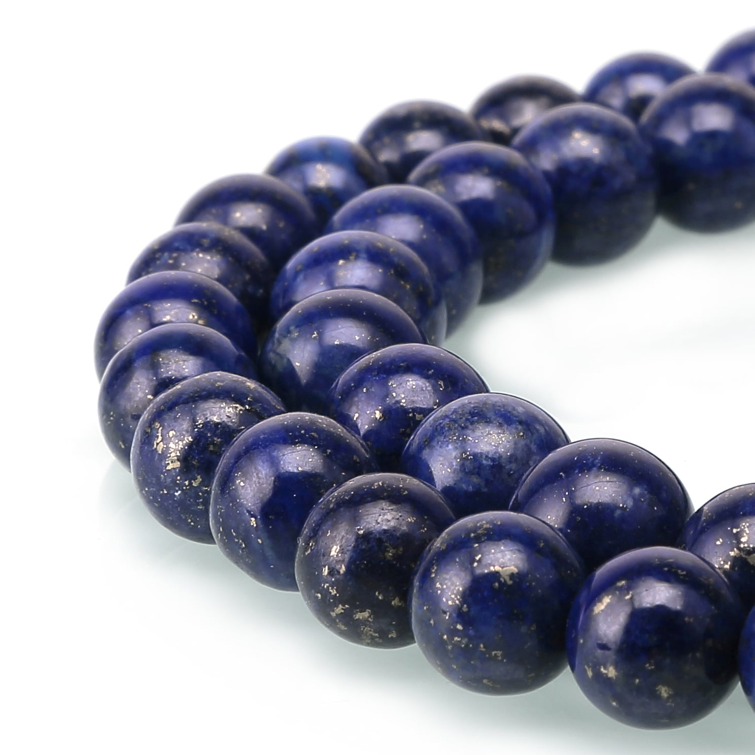8mm Round Dark Blue Cat Eye Beads Strand 15 Inch Jewelry Making Beads 