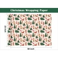 thumbnail image 3 of Dog Christmas Wrapping Paper Roll 23 x 58 Inch Dachshund Dog and Red Hat Gift Wrap Paper Wrapping Papers for Christmas, Holiday, Party Celebration, 3 of 7