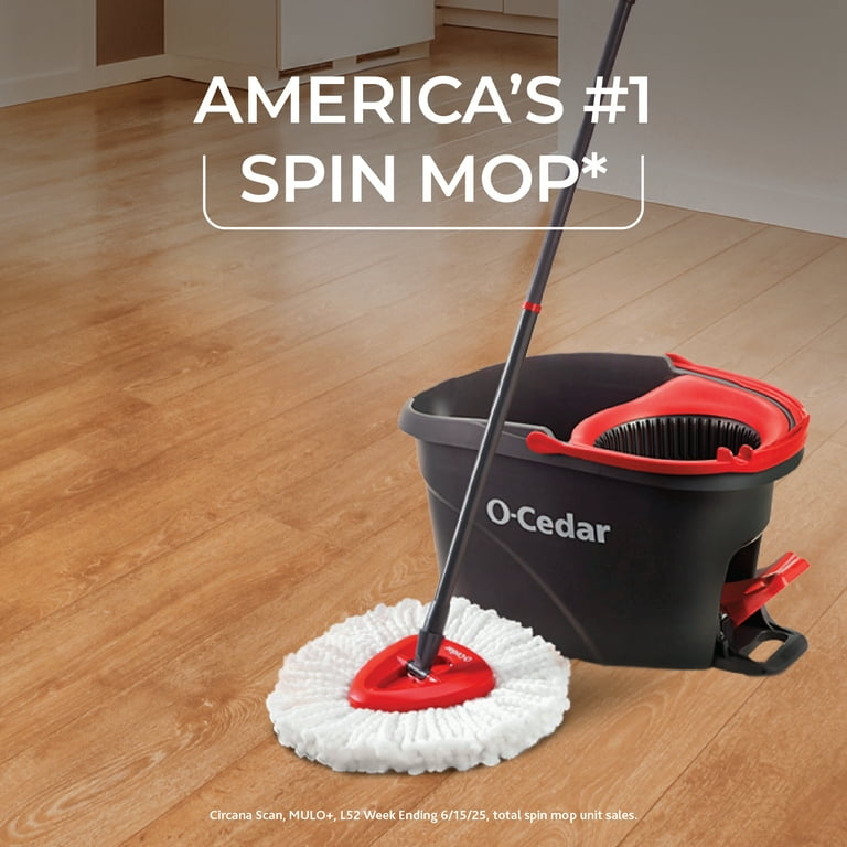 法螺貝③ O-Cedar 148473 Easy Wring Spin Mop & Bucket | BrandsMart USA