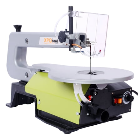 16-Inch Variable Speed Scroll Saw with Extra-Large Adjustable Tilting Table – Ideal for Woodworking Projects and Precision Cuts,ETL CERTIFIED