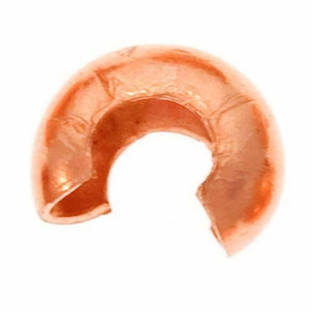 Bright Copper Bead - Bright Copper Crimp Bead Covers 4mm (20)