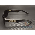 thumbnail image 4 of GUCCI GG1296S 001 Cat Eye Recycled Acetate Black Grey 55 mm Men's Sunglasses, 4 of 5