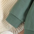 thumbnail image 4 of Gibobby Sudadera con capucha informal de manga larga con estampado de grandes de otoño e invierno de dos colores(Verde, 3-6 Meses), 4 of 5