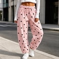 thumbnail image 4 of VBVC Women's Polka Dot Joggers with Pockets , High Waisted Drawstring Sweatpants For Women, S-2XL, 4 of 7