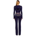 thumbnail image 2 of Women Printed Hoodie Long Sleeve Top and Micro Flare Pants Two Piece Casual Outfit Set, 2 of 3