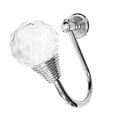 thumbnail image 3 of Cortina Tie Backs Holder Toal Perchero Perchero Percha cromada diamante Sunnimix Colgador de gancho de pared de aleación de zinc, 3 of 8
