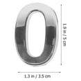thumbnail image 5 of Tineasur 10Pcs Number Signs Modern Doorplate Figures for Hotel and Home, 5 of 8