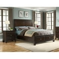 thumbnail image 2 of Picket House Furnishings Brinley Cherry Bedroom Set with Storage Bed, Queen, 3 Piece Set, 2 of 9