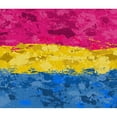 thumbnail image 3 of CafePress - Abstract Paint Splatter Pansexual Pride Flag Pajamas - Men's Light Loose Fit Cotton Pajama Set, 3 of 7
