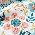 thumbnail image 3 of Lush Decor  Cottage Core Ariana Flower Reversible Oversized 3 Piece Quilt Navy/Multi - King - Cal King, 3 of 11