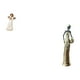 thumbnail image 5 of Figura de resina de ángel,Estatua de ángel Figura Decoración del hogar Estante de interior,Figura de escritorio,Artesanía de escritorio con figuras africanas coleccionables,Estatua de dama, 5 of 8