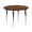 Brown, variant on Flash Furniture Wren 42'' Round Grey HP Laminate Activity Table - Standard Height Adjustable Legs