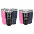 thumbnail image 2 of PrecisionNC Mothers Day Gift Best Step Mom Ever Engraved Stainless Steel Travel Mug Tumbler with Lid 20 ounce Navy Blue, 2 of 2