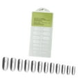 thumbnail image 1 of 240 Uds puntas de uñas postizas transparentes y ligeras con caja para extensión de uñas manicura Artificial prensa en uñas para salones de uñas en Oval esmerilado, 1 of 8