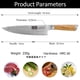 thumbnail image 5 of Cuchillo de Cocina HOSHANHO 8" Damasco 67 Capas Madera de Olivo, 5 of 8