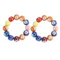 thumbnail image 4 of Pulsera de cuentas de billar, pulsera deportiva, pulsera de bola de 16mm, pulsera de cuentas elásticas de moda para hombres y mujeres, regalo para, 4 of 9