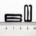 thumbnail image 3 of 100 anillos/deslizadores/ganchos metálicos para tiras de sujetador, figuras 0, 8 y 9, ajustador de lencería para manualidades Gancho 24mmx20mm, 3 of 6
