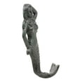 thumbnail image 3 of Ebros Gift 6"H Mermaid Cast Iron Rustic Wall Coat Hook For Keys Leashes Hats (4), 3 of 7