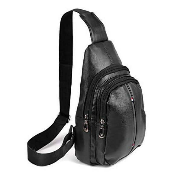 Westend Crossbody Sling Bag Backpack with Adjustable Strap - Leather