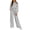 Gray, variant on LEBONYARD Women's Mesh Panel Overalls-Sporty Ventilated Design,Women's Solid Color Elastic Waist Pockets Jumpsuit Sky Blue S