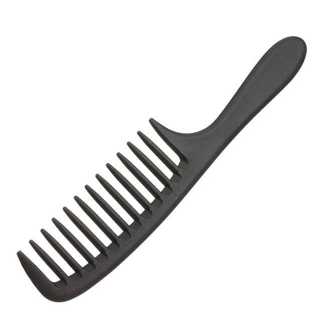 Tooth Wide Tooth Comb Detangling Hair Wide Comb Round Teeth Hair Comb Carbon Antistatic Comb