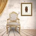 thumbnail image 3 of Fab Funky 26x32 Gold Ornate Wood Framed with Double Matting Museum Art Print Titled - Highland Cow Fisherman, 3 of 4