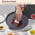 thumbnail image 4 of Juego De 3 Piezas De Sartenes Y Crepera Con Antiadherente GRIS  OSCURO, 4 of 5