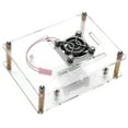 thumbnail image 2 of Carcasa de acrílico, caja de acrílico PMMA Carcasa de acrílico para Raspberrypi Carcasa para Raspberrypi construida para precisión, 2 of 9