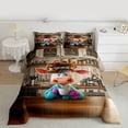 thumbnail image 2 of Castle Fairy Boys Girls Cartoon Cow Twin Comforter Sets,Cute Farmhouse Animal Bedding Set, 2 of 8