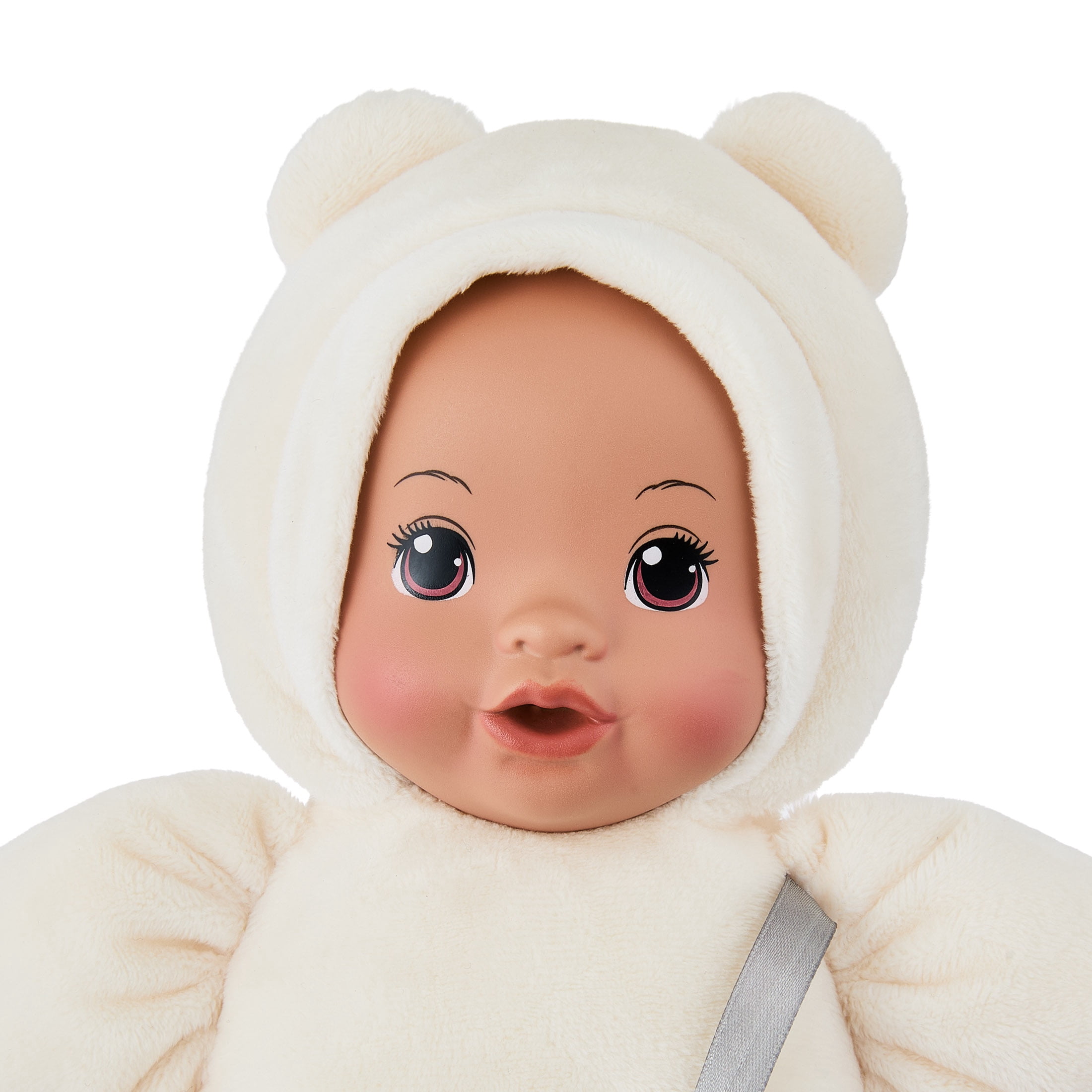 My Sweet Love 10-Inch Snuggly Baby Doll with Pacifier, Cream Bear Outfit