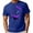 Blue, variant on Men's Humorous Graphic Tee For Casual Summer Wear And Outdoor Sports Activities Lightweight Comfortable Daily T-Shirt Workout Short Sleeve Tee Shirts for Men Beach Tops Casual Shirt