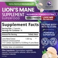 thumbnail image 2 of Lions Mane Supplement Capsules 10,000mg - 10:1 Extract - Extra Strength Lion’s Mane Mushroom - Superfood for Memory & Focus Support, Brain, Immune Health Support - Vegan, Bottled in USA - 60 Capsules, 2 of 10