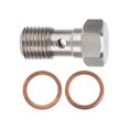 thumbnail image 4 of Banjo, Adaptateur de Banjo en Acier Inoxydable de 25 Mm de Long 7/16inx20 UNF pour Voiture, 4 of 8