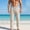 Beige, variant on Straight Leg Athletic Pants for Men with Zipper Pockets Elastic Drawstring Waist Lightweight Relaxed Fit Open Bottom Track Pants for Gym Travel and Outdoor Beige S