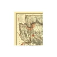 thumbnail image 4 of Historic State Map - Arizona Territory - Bien 1887 - Vintage Wall Art, 4 of 4