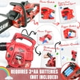 thumbnail image 5 of 2-in-1 Kids Leaf Blower & Toy Chainsaw Set, Pretend Play Real Working Lawn Garden Tools with Sound, Outdoor Role Play Toy for Kids Boys, 5 of 7
