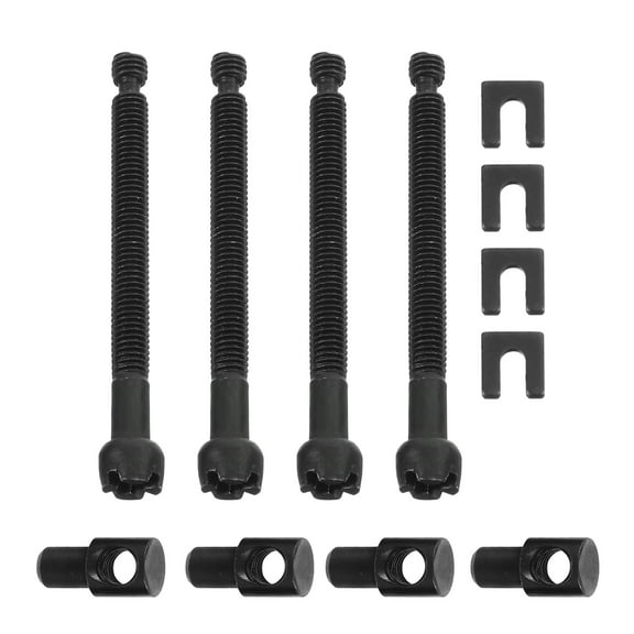 Unbranded Chainsaw Chain Tensioner Screw with Durable Metal Construction for Easy Adjustment Black