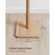 thumbnail image 4 of Perchero VASAGLE de madera maciza independiente con 8 ganchos, color beige, 4 of 6