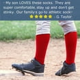 thumbnail image 5 of TCK ProSport Elite Tube Knee High Long Socks Baseball Soccer Football (Dark Green, XL), 5 of 5
