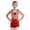 A Red, variant on Aislor Kids Girls Candy Cane Costume Xmas Santa Cosplay Sleeveless Striped Sequins Leotard Size 6-16 A Red 6