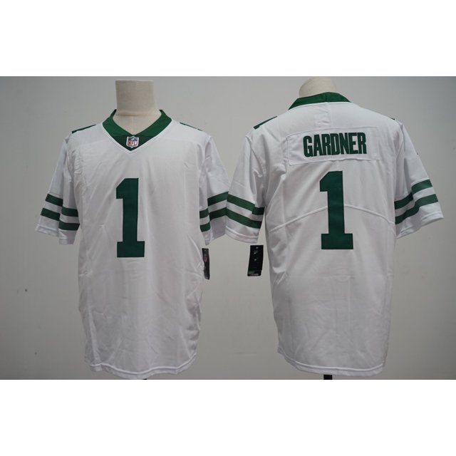 Jets Jersey Embroidered Football Uniform Jets 2# #17 Adams 8# Rodgers 20# Replica Player Name Jersey