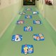 thumbnail image 2 of Diy Rayuela Juego Pegatinas Calcomanías De Piso Área De Juego De Aprendizaje Educativo, 2 of 5