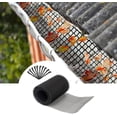 thumbnail image 3 of Plastic Gutter Guard Mesh Protector - Screen Roll 7” X 315”, 10 Clip Fixing Hooks, Leaf Protection Cover Netting to Stop Gutter Drain Downspout Clogging from Leaves Or Debris, 3 of 8