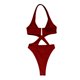 thumbnail image 4 of Gibobby Trajes de Natación para Mujer Controlar la ropa de baño con Tummy One Piece Plus Suit Size Swimsuits Women's Swimswears(Rojo,XL), 4 of 5