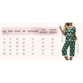 thumbnail image 4 of MINTREUS Womens Pajamas Short Sleeve Sleepwear Tops and Capri Pants Pjs Print Pajama Sets S-2XL, 4 of 5