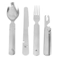 thumbnail image 4 of ULTNICE 4Pcs Stainless Steel Flatware Set Portable Utensils for Travel Picnic Kitchen, 4 of 8
